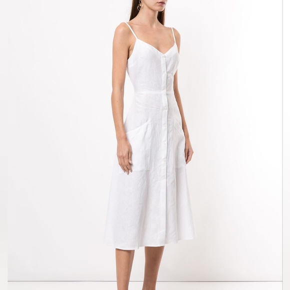Reformation Dresses & Skirts - Reformation Parke Linen Button down midi dress